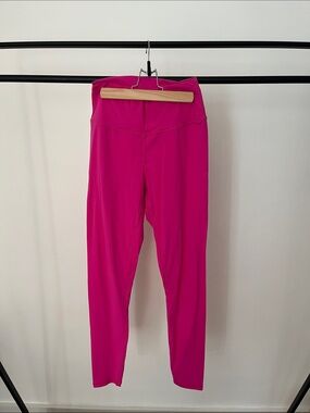Sunzel Workout Leggings for Women, 
High-Waist Hot Pink Leggings
